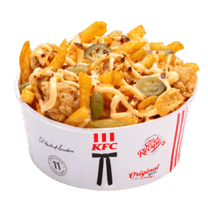 Cheesy Chicken Loaded  Fries