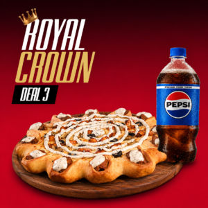 Royal Crown Deal 3)  1 Extra Large  Pizza & 1 Liter Soft Drink