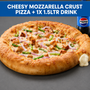 1 Mozzarella Stuffed Pizza