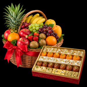 Fresh Fruit Basket & Mithai