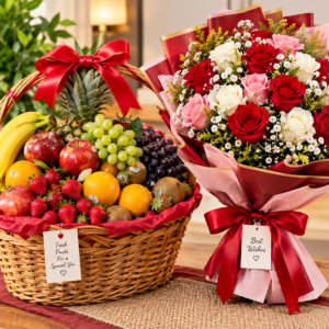 Friut Basket &  Bouquet