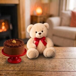 Cake & Teddy Bear