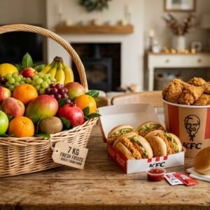 Fresh Fruits Basket & KFC Meal