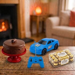 Cake,Toy Car & Chocolate Box