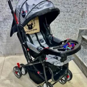 Deluxe Pram and Newborn Baby Stroller with Foldable Seat