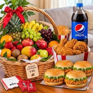 Fresh Fruits Basket & KFC Meal
